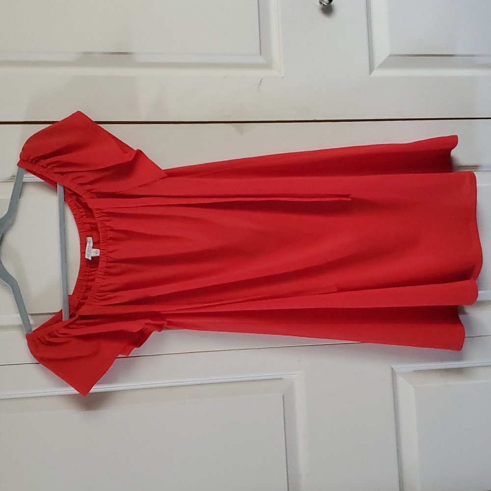 Green Envelope Los Angeles Red mini Dress 👗 Size Large ♥️